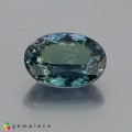 Natural Tanzanite 2.46 Carats Blue Green Oval 10x7 mm Loose Gemstone - Image 1