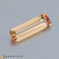 Natural Topaz 1.53 Carats Imperial Orange Emerald Cut 12x4 mm Loose Gemstone - Image 1