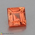Natural Triplite 0.25 Carats Orange Square  3x2 mm Loose Gemstone - Image 4