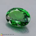 Natural Tsavorite garnet 1.05 Carats Chrome Green Oval 7x6 mm Loose Gemstone - Image 2