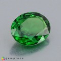 Natural Tsavorite garnet 1.05 Carats Chrome Green Oval 7x6 mm Loose Gemstone - Image 5