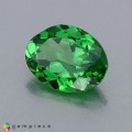 Natural Tsavorite garnet 0.90 Carats Chrome Green Oval 7x5 mm Loose Gemstone - Image 3