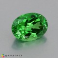 Natural Tsavorite garnet 1.10 Carats Chrome Green Oval 7x5 mm Loose Gemstone - Image 4