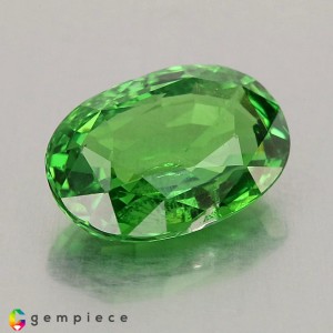 tsavorite garnet  2.45cts - 10x7mm