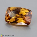 Natural Zircon 4.38 Carats Fire Orange Cushion 11x8 mm Loose Gemstone - Image 2