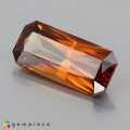 Natural Zircon 4.30 Carats Honey Orange Emerald Cut 13x6 mm Loose Gemstone - Image 2