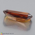 Natural Zircon 4.30 Carats Honey Orange Emerald Cut 13x6 mm Loose Gemstone - Image 3
