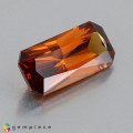 Natural Zircon 4.30 Carats Honey Orange Emerald Cut 13x6 mm Loose Gemstone - Image 4