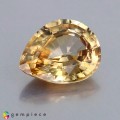Natural Zircon 6.42 Carats Champagne Pear 13x10 mm Loose Gemstone - Image 1
