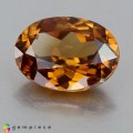 Natural Zircon 4.09 Carats Honey Brown Oval 11x8 mm Loose Gemstone - Image 2