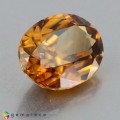 Natural Zircon 4.09 Carats Honey Brown Oval 11x8 mm Loose Gemstone - Image 3