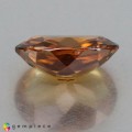 Natural Zircon 4.09 Carats Honey Brown Oval 11x8 mm Loose Gemstone - Image 5