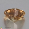 Natural Zircon 3.10 Carats Imperial Brown Trilliant  9x9 mm Loose Gemstone - Image 4