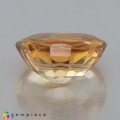 Natural Zircon 5.23 Carats Imperial Yellow Oval 11x8 mm Loose Gemstone - Image 3