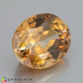 Natural Zircon 5.23 Carats Imperial Yellow Oval 11x8 mm Loose Gemstone - Image 4