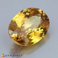 Natural Zircon 6.28 Carats Yellow Oval 13x9 mm Loose Gemstone - Image 4