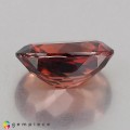 Natural Zircon 7.40 Carats Imperial Orange Oval 13x9 mm Loose Gemstone - Image 3