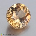 Natural Zircon 7.71 Carats Champagne Yellow Oval 11x10 mm Loose Gemstone - Image 2
