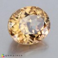 Natural Zircon 7.71 Carats Champagne Yellow Oval 11x10 mm Loose Gemstone - Image 6