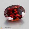 Natural Zircon 5.69 Carats Imperial Orange Oval 12x9 mm Loose Gemstone - Image 1