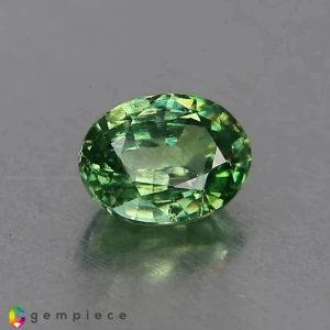 demantoid garnet  0.98cts - 6x5mm